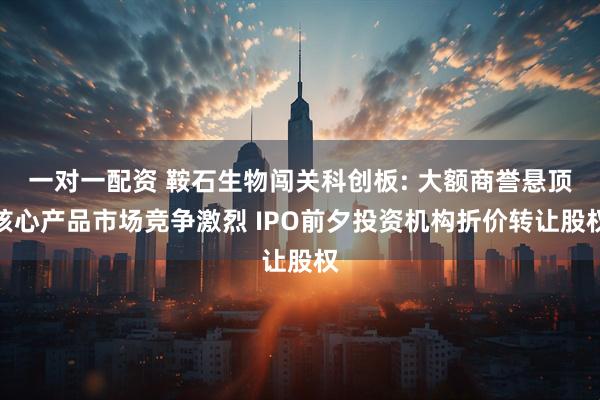 一对一配资 鞍石生物闯关科创板: 大额商誉悬顶核心产品市场竞争激烈 IPO前夕投资机构折价转让股权